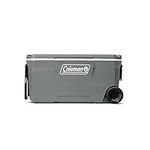 Coleman 316 Series 100-Quart Wheeled Cooler, Grey