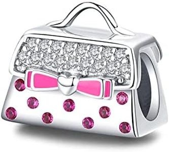 NINGAN 925 cuentas de plata esterlina Exquisito encanto del bolso de mujer Pulsera adecuada para mujeres