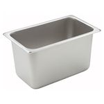 Winco wi SPT6 Steam Table Pan, Stainless Steel, Silver