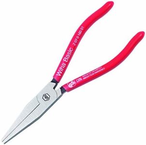 Wiha 32630 Long Flat Nose Pliers, 6.3-Inch