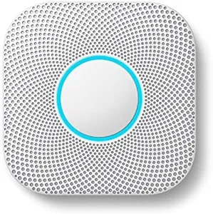 Google Nest Protect - Smoke Alarm - Smoke Detector and Carbon Monoxide Detector - Battery Operated , White - S3000BWES