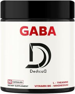 Gaba L-Theanine Supplement 1010mg with Vitamin B6, Magnesium - Support Mood, Heart Health, Brain & Immune System - 90 Capsules