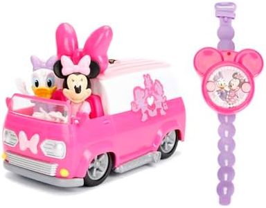 Dickie 253074004 The Minnie Mouse Remote Control Happy Helper Van 1:24