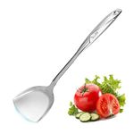 BAERFO 304 Stainless Steel Wok Spatula (13.5 Inch/1Pc) More Heat and Rust Resistant Cooking Wok Turner Shovel for Kitchen