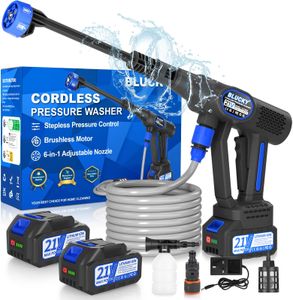 Cordless Pressure Washer 6-in-1 – Portable, Blue