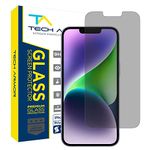 Tech Armor Privacy Ballistic Glass Screen Protector for New Apple iPhone 13 Pro Max (6.7") - Case-Friendly Tempered Glass, Haptic Touch Accurate Designed for iPhone 13 Pro Max (6.7") 2021 [1-Pack]