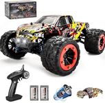 1:18 Scale 40+km/h High Speed Remote Control Car, 4x4 Waterproof Off Road RC Cars with Extra Shell, Fast 24GHz All Terrain Toy Trucks for Boys and Adults, 2 Batteries for 40mins Fun A1