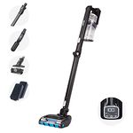 Shark Cordless Stick Vacuum Cleaner with Anti Hair Wrap technology, 120 Minute Run Time (2 Batteries), Flexible DuoClean Floorhead Vacuum Cleaner with Multi-Surface & Crevice Tools, Black. IZ320UK