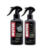 Pack + good-value Helmet cleaner MOTUL MC CARE M1 HELMET & VISOR CLEAN 250 ml + MOTUL M2 HELMET INTERIOR CLEAN 250 ml