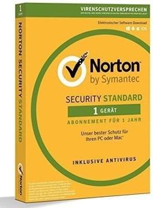 Norton Security Standard 3.0 – 1 dispositivo – 1 anno – DE/EN/FR + multilingue – Download – Nuovo