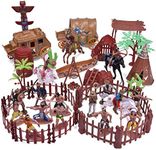 FunLittleToy 61 PCs Wild West Cowbo