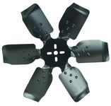 Derale 17317 Heavy Duty Fan Blade Series 1000 17" Steel Rigid Race Belt Driven Fan Standard Rotation , Black