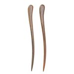 Lurrose 2pcs Hair Chopsticks Wooden Vintage Temperament Decorative Hair Clip Hairpin Hair Stick for Ladies Girls Women