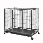 37 Inch Dog Cage Pet Kennel Metal D