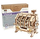 Ugears Model Kit | Mechanical Model Counter | DYI | Wooden Building Set | Puzzle for Adults | Glue Free | Mechanical Model | 3D Puzzle for adults 14+