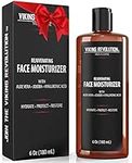 Viking Revolution - Face Moisturizer For Men - 180ml - Mens Face Moisturizer - Natural Face Moisturizer With Acid Hyaluronic, Aloe Vera & Jojoba Oil - Anti Wrinkle, Anti Aging Moisturizer For Face - Hydrate & Protect