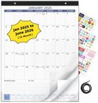 Ospelelf Large Wall Calendar 2025-2026 Calendar 22'' x 17'' Monthly Desk Calendar 18 Month Family Calendar, Use Jan 2025 - June 2026