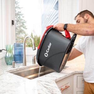 O-Cedar Spin Mop – Red/Gray Microfibre Floor Cleaning System