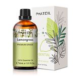 PHATOIL Lemongrass Essential Oil 30ML, Premium Grade, Pure Essential Oils for Diffusers for Home, Perfect for Aromatherapy, Diffuser, Humidifier, Candle Making