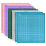 REALIKE Variety Cutting Mat for Cricut Maker 3/Maker/Explore 3/Air 2/Air/One,StandardGrip/LightGrip/StrongGrip/FabricGrip Multiple Adhesive 12x12 inch Cricket Cut Mats for Cricut 10 Pack