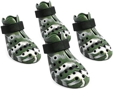 Dog Shoes for Hot Pavement - Comfortable Paw Protection for Medium & Large Dogs, Adjustable Strap & Non-Slip, Easy-Clean, Outdoor Sports Boots, Dog Booties for Summer Rain (Camouflage, XL)