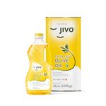 Jivo Extra Light Daily Cooking Olive Oil 5 LTR (Tin) + 2 LTR (Pet Bottle) | | Ideal for Roasting, Frying, Baking All type of Cuisines| Low Saturated Fat, Low Saturated Fat