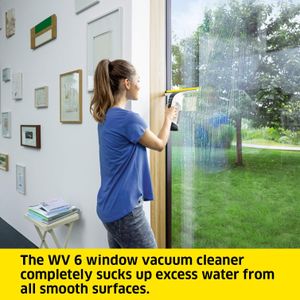 Kärcher WV 6 Plus Window Vac – Cordless Glass Cleaner
