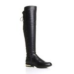 AJVANI high Over The Knee Stretch Pull on Low Heel Boots Size 3 36