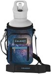 Coldest Water Bottle Carrier Bag with Adjustable Straps - Travel Friendly, Dent Free Design & Extra Phone Pocket, Holder Case Pouch Sleeve Cover Fits Insulated Stainless Steel Water Bottle (64 oz)