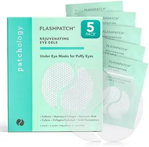 Patchology Under Eye Gel Patches – Natural Eye Masks for Puffy Eyes, Dark Circles & Eye Bags, Soothing Skincare Treatment for All Skin Types, Beauty & Personal Care Essentials (5 Pairs)