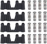 JDMON Compatible with New Hydraulic Roller Lifters Set of 16 and 4 Guide Trays Chevy LS1 LS2 LS3 LS6 LS7 LQ4 LQ9 LY5 LY6 LM7 4.8 5.3 5.7 6.0 GM Replace 12499225 HL124