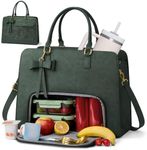 LOVEVOOK Work Tote Bag for Women with Lunch Compartment, 17 Inch Laptop