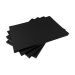 Hawksbill Paper 270GSM Multi-Purpose Black Card – 50 Pack of Thick, Premium, Smooth & Crisp Black Printer A4 Card – Thick Card for Making Stationery, Home or Office Use and Arts or Crafts