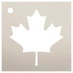 (23cm x 23cm ) - Flag of Canada by StudioR12 Reusable Mylar Template Use to Paint Wood Signs - Pallets - Pillows - T-Shirts - DIY Country Decor - Select Size (23cm x 23cm )