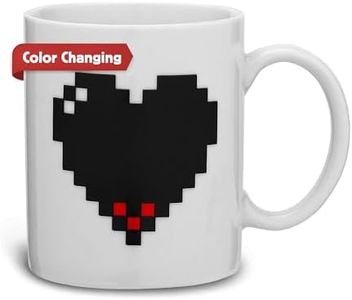 Kikkerland Pixel Heart Morphing Mug