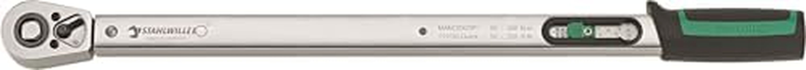 STAHLWILLE 721/30 Quick l auslösender Drehmomentschlüssel l 60-300 N·m l 1/2“ Knarre l kein Rücksetzen auf 0 nötig l Made in Germany