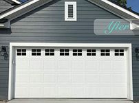 Magnetic Garage Door Windows | Now 2X Stronger | Decorative Black Window Decals for Two Car Garage | Magnets Hardware Set | Faux Windows Kit | Perfect Decoration & Easy Installation Home Upgrade