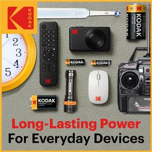 Kodak Xtralife AA Batteries 60-Pack – Long-Lasting Alkaline