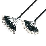Adam Hall 3 Star Series 5m 8x XLR Male to 8x XLR Female Multicore Cable