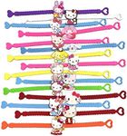 YAOSHUXIAN 15pcs Kitty Bracelets Wristband Bracelets for Birthday Party Supplies Favors Prize Rewards