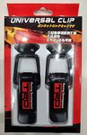 Allure Auto® Metal Bumper Hook Lock Clip Car Small Boot Bonnet Side Bumper Toggle Fastener Catch Clip(Black & Red) for Chevrolet Aveo