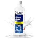 Delon+ Rubbing Alcohol 70% U.S.P. Sterilization Solution Made in Canada , 473 ml (Pack of 1)