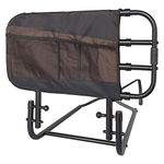 Stander EZ Adjust Bed Rail, Adjustable Bed Rail & Bed Assist Grab Bar for Elderly Adults, Includes Organizer Pouch