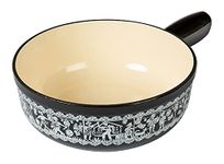 Kuhn Rikon Induction Caquelon Cast Iron Black