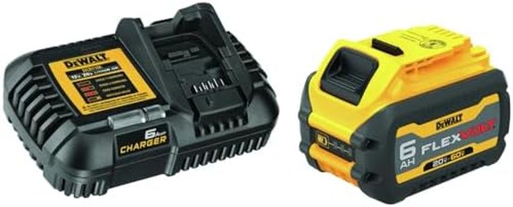 DEWALT FLEXVOLT 20V/60V MAX Battery and Charger Starter Kit, Lithium Ion (DCB606C)