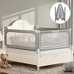 MHOMER Bed Rail for Toddlers, 2 Min