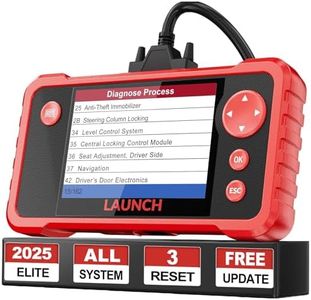 LAUNCH CRP123 V2.0 Plus [2025 New Model] All System Scan Tool with 3 Reset Oil Service/Throttle Relearn/SAS Reset,OBD2 Scanner Diagnostic Tool,Lifetime F-Ree Update
