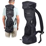 ECO-FUSED Waterproof Backpack to Carry/Store Your Drifting Board - Mesh Pocket - Adjustable Shoulder Straps - Carry Handle - Zippers