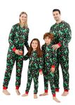 VNVNE Matching Christmas Onesie Pajamas for Family/Couples/Women/Men, Xmas Holiday Reindeer Striped Adults Pjs Sleepwear, Green Dinosaur, Medium