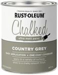 Rust-Oleum Chalked Ultra Matt Paint, Country Grey, 887 ml